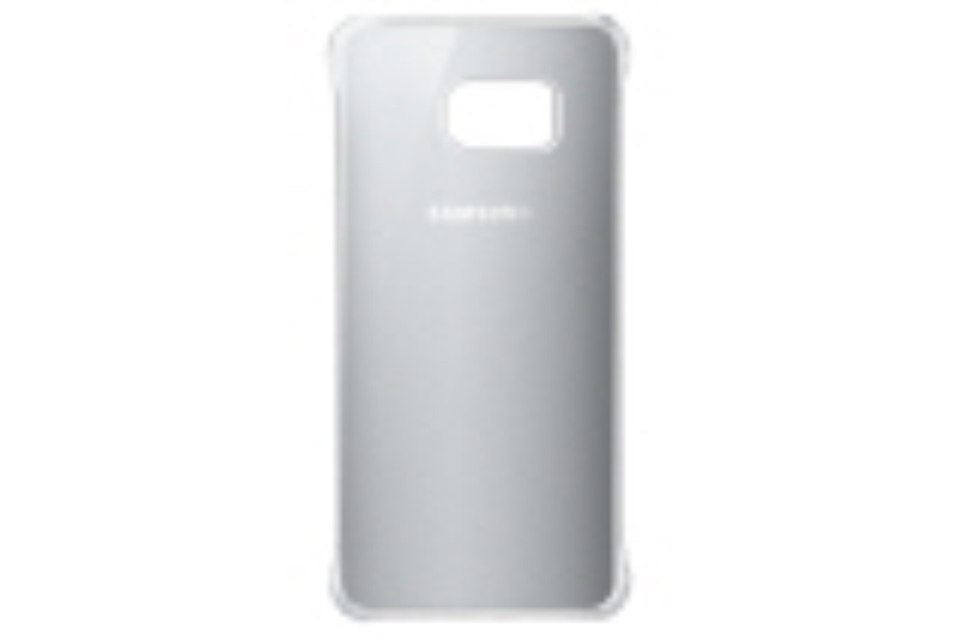 SAMSUNG Custodia cover Samsung per Galaxy S6 Edge glossy silver